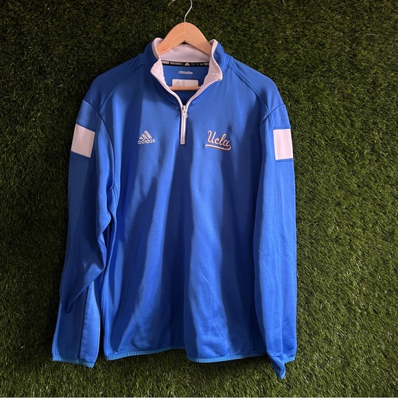 adidas Other - Adidas Climalite UCLA Half Zip Jacket